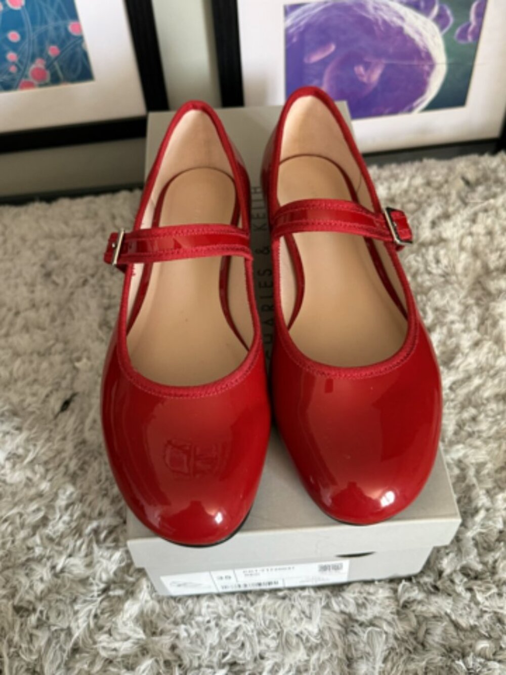 Carles & Keith Red Mary Janes